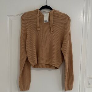 H&M Tan Women's Cowl Neck Sweater